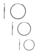 Minimal Hafif 925 Ayar Gümüş Zirkon Halka Yuvarlak Kadın Küpe Modeli