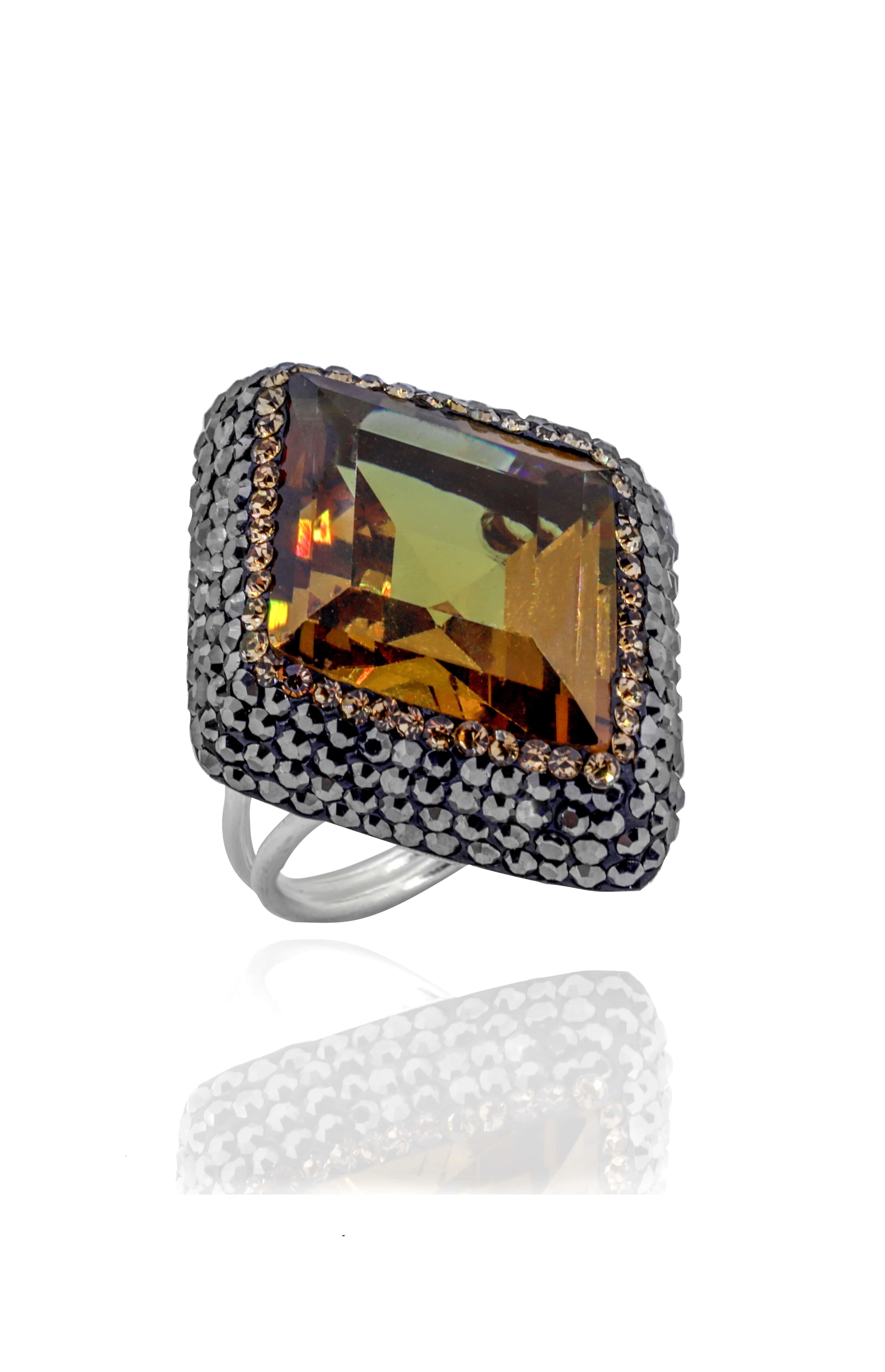 Akasya Serisi Dörtgen Doğal Taşlı Zultanit Kadın Üçlü Set Ayarlanabilir Ölçü