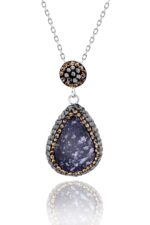 Akasya Serisi Damla Doğal Taşlı Durzy Doğal Taşlı Kadın Üçlü Set Ayarlanabilir Ölçü