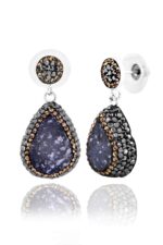 Akasya Serisi Damla Doğal Taşlı Durzy Doğal Taşlı Kadın Üçlü Set Ayarlanabilir Ölçü