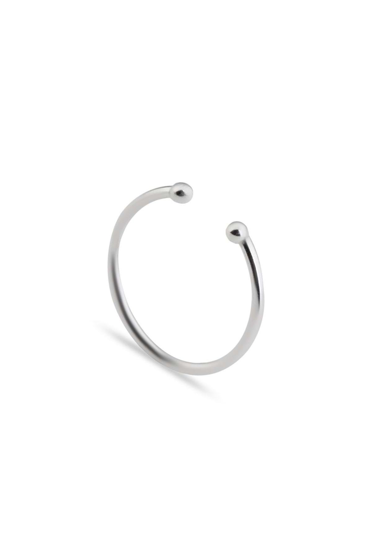 Gümüş Halka Toplu Hızma Burun Piercing Nose Ring