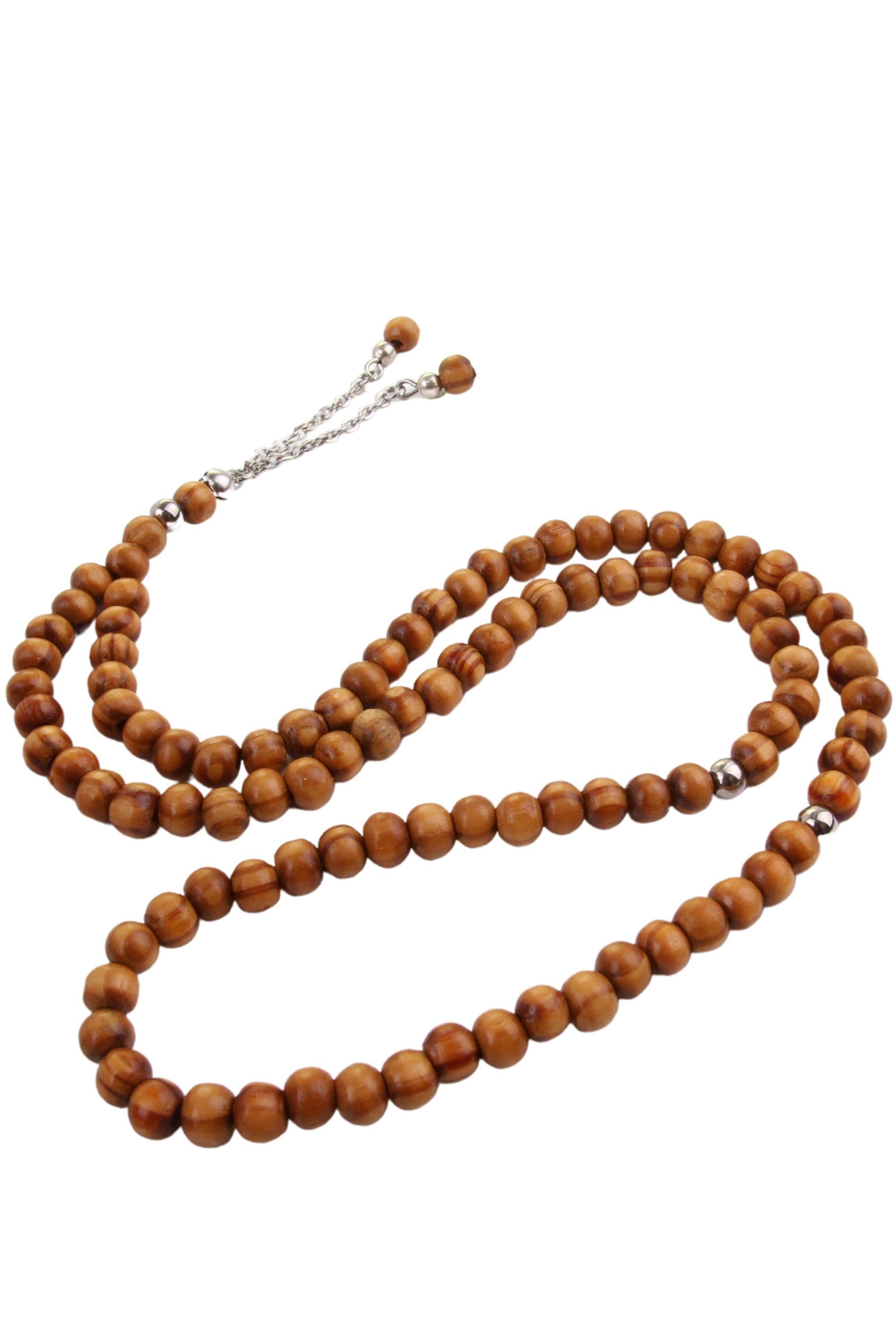 99 luk Küre Kesim Ağaç Tesbih El İşi Püsküllü Tesbihçi Toptan Tesbih