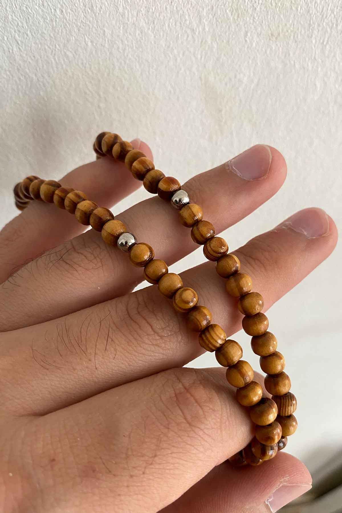 99 luk Küre Kesim Ağaç Tesbih El İşi Püsküllü Tesbihçi Toptan Tesbih