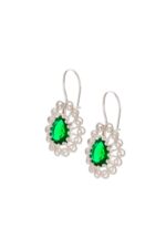 Miras Serisi Gümüş Telkari Yeşil Yeşim Taşlı Üçlü Set Takı Midyat