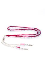 Kapsül Kesim Şeffaf İp Yolları Eskitme Akrilik Döküm Tesbih Metal Püsküllü Kehribar Benzetme