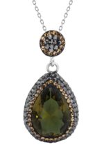 Akasya Serisi Damla Doğal Taşlı Zultanit Doğal Taşlı Kadın Üçlü Set Ayarlanabilir Ölçü