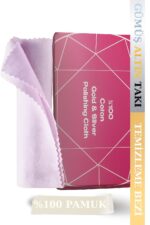 Büyük Boy 28 x 56 cm İki Katlı Mücevher Altın Gümüş Takı Silme Temizleme Parlatma Bezi Mendili