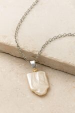 Doğal İncili Formsuz Bayan Kolye