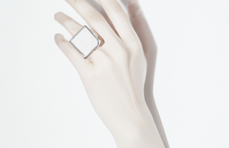 Create a high-quality, elegant featured image for a jewelry-related blog article. 
The style should