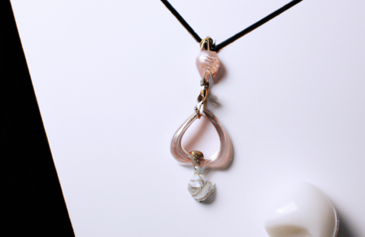 Create a high-quality, elegant featured image for a jewelry-related blog article. 
The style should