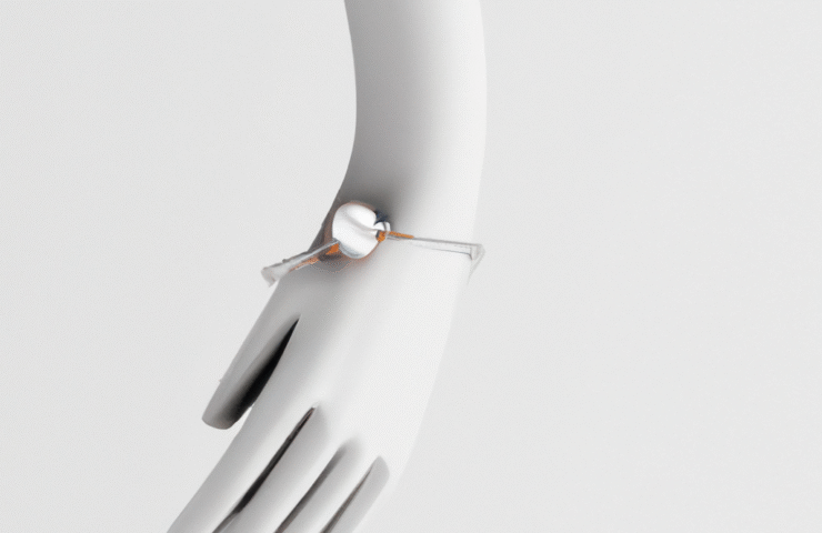 Create a high-quality, elegant featured image for a jewelry-related blog article. 
The style should