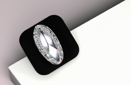 Create a high-quality, elegant featured image for a jewelry-related blog article.
The style should
