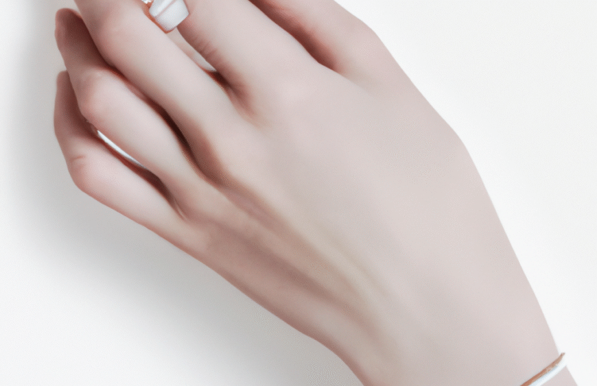 Create a high-quality, elegant featured image for a jewelry-related blog article. 
The style should