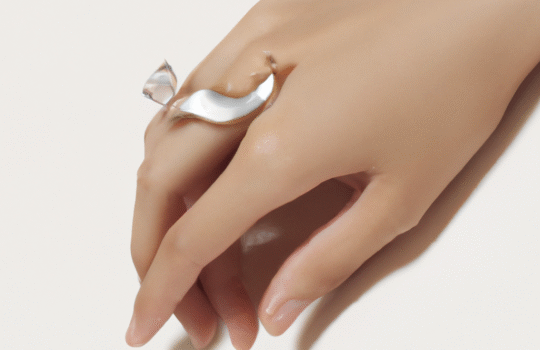 Create a high-quality, elegant featured image for a jewelry-related blog article.
The style should