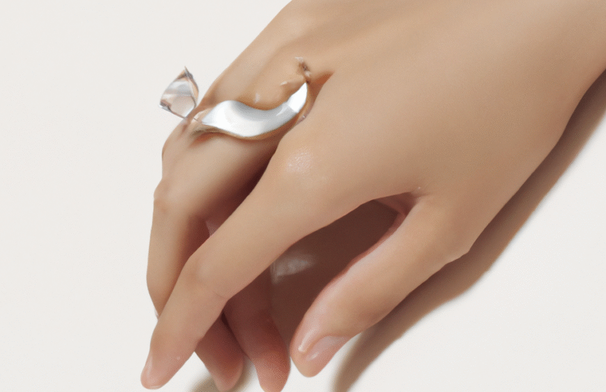 Create a high-quality, elegant featured image for a jewelry-related blog article.
The style should