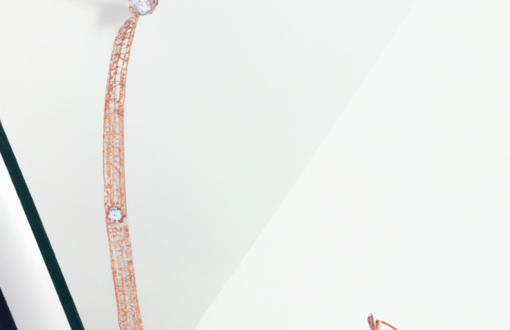 Create a high-quality, elegant featured image for a jewelry-related blog article. 
The style should