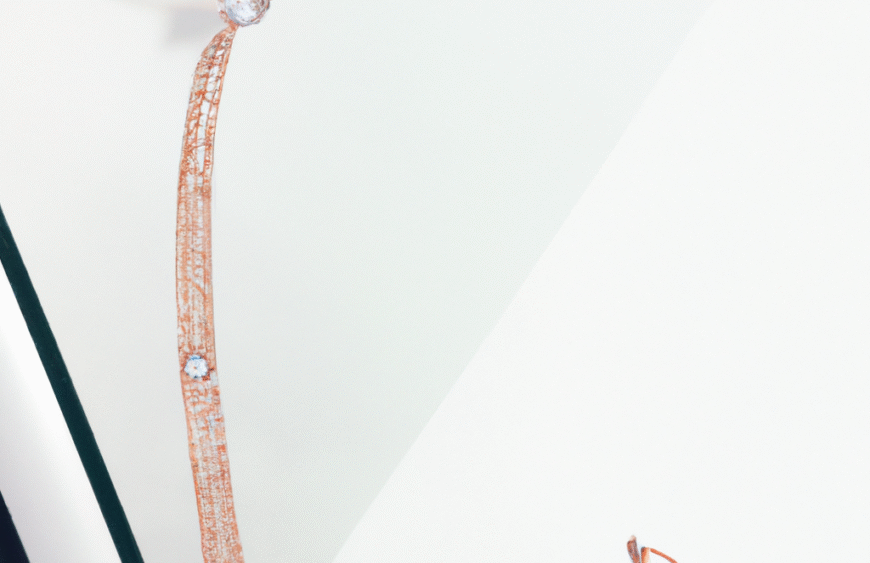 Create a high-quality, elegant featured image for a jewelry-related blog article.
The style should