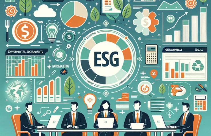 {ESG ile Etkili ve Kapsamlı Yatırımın Sırrı!} konulu blog yazısı için profesyonel, modern v