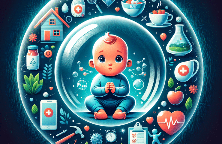 Generate an eye-catching, high-quality featured image prompt for a blog post about: Çocuk Sağlık