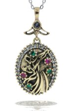 Semazen Serisi Gümüş Otantik Kadın Üçlü Set Takı