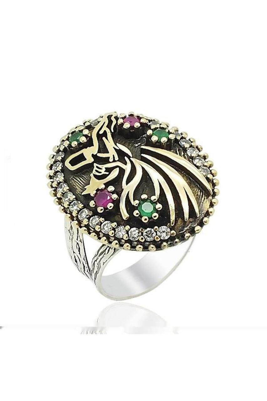 Semazen Serisi Gümüş Otantik Kadın Üçlü Set Takı