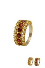 Zirkon Taşlı Renk Seçenekli Otantik Kadın Gümüş Yüzük