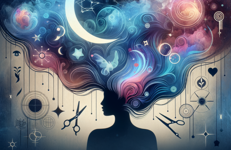 Rüyada Saç Kesmek: Anlamı ve Yorumlar konusunu anlatan bir blog yazısı için yüksek kaliteli,