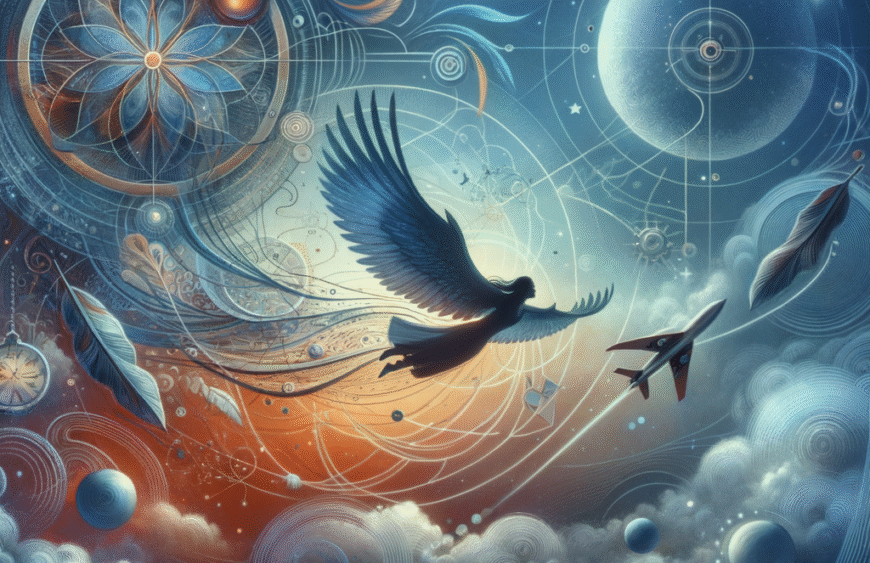 Rüyada Uçmak: Anlamı ve Psikolojik Yorumlar konusunu anlatan bir blog yazısı için yüksek kali