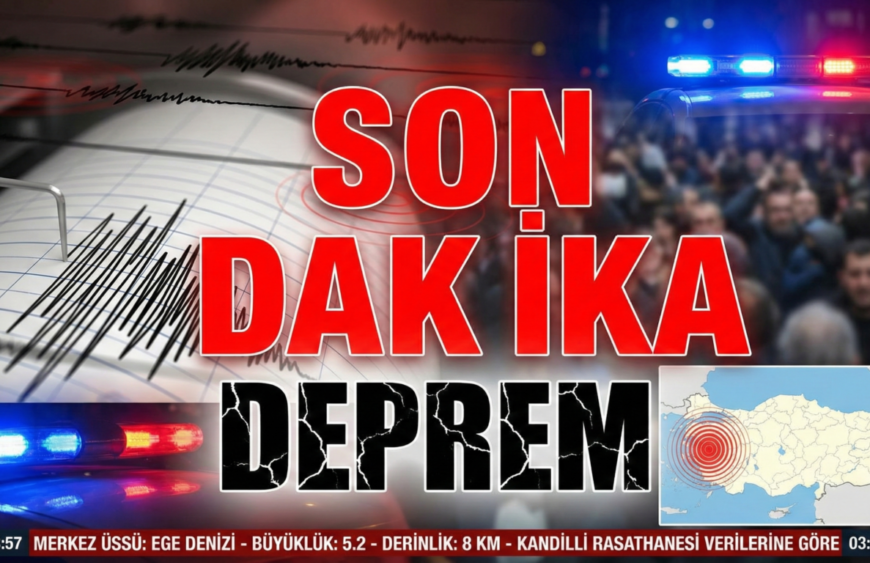 Son Dakika - Deprem